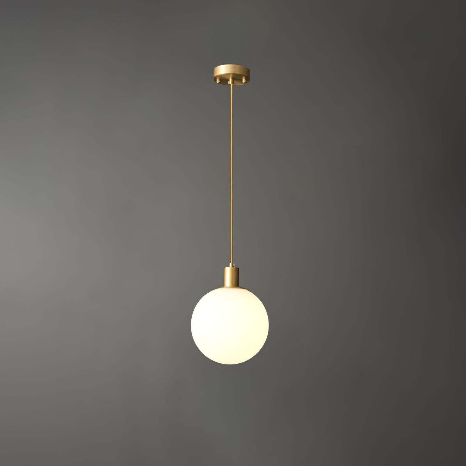 Orbita Minimalist Brass Pendant Light - Letslighting
