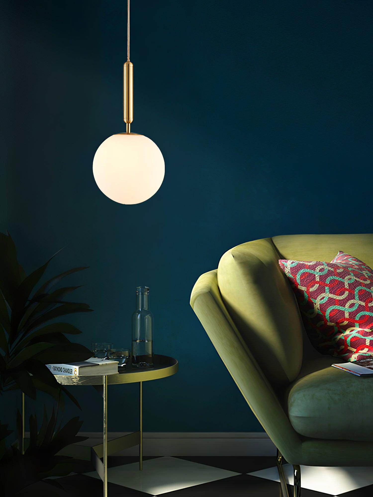 Orbita Minimalist Brass Pendant Light - Letslighting