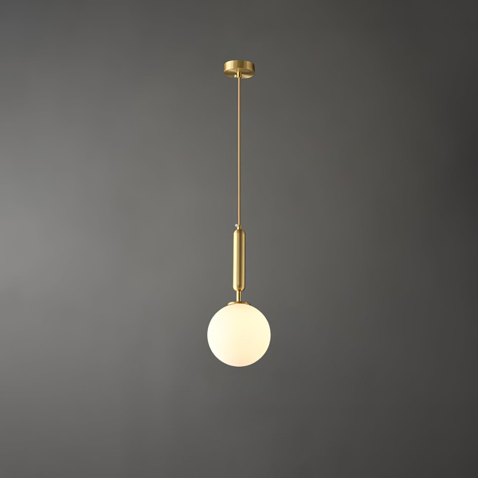 Orbita Minimalist Brass Pendant Light - Letslighting
