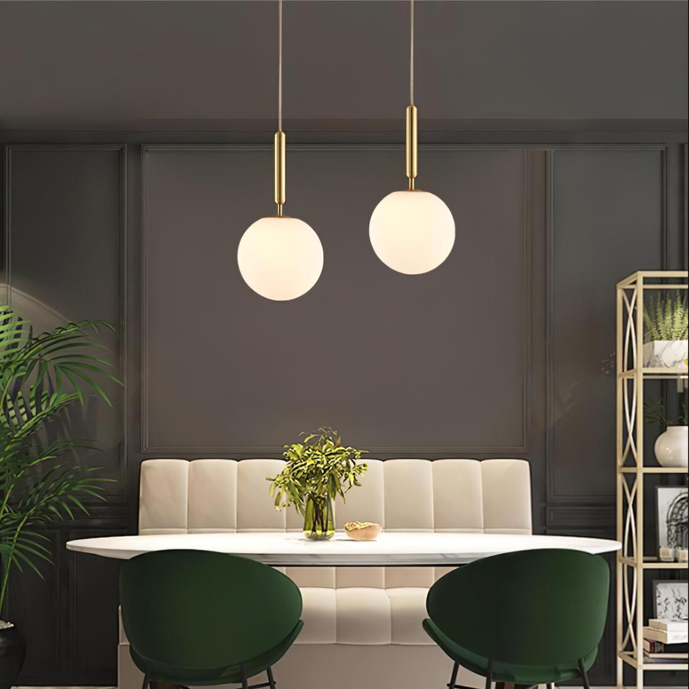 Orbita Minimalist Brass Pendant Light - Letslighting