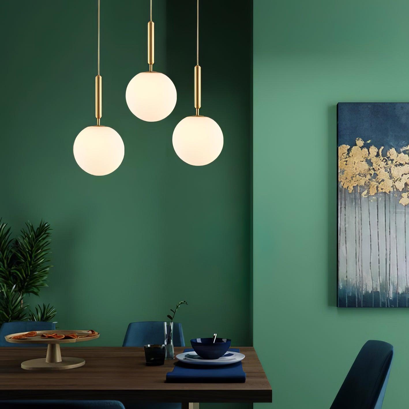 Orbita Minimalist Brass Pendant Light - Letslighting