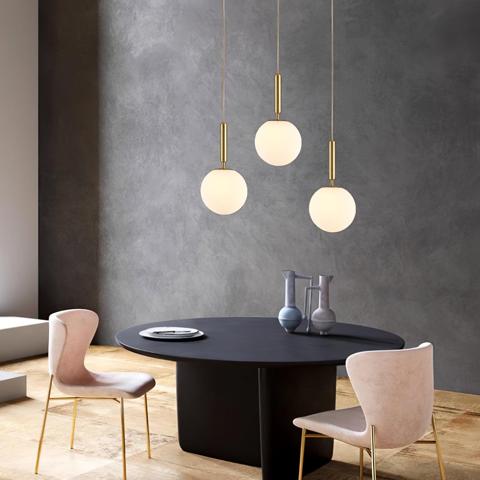 Orbita Minimalist Brass Pendant Light - Letslighting