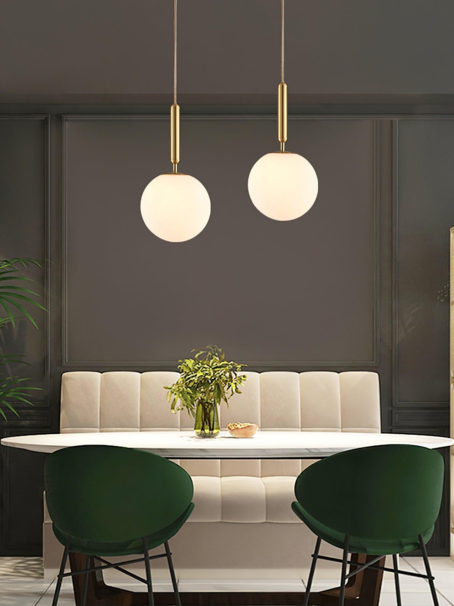 Orbita Minimalist Brass Pendant Light - Letslighting