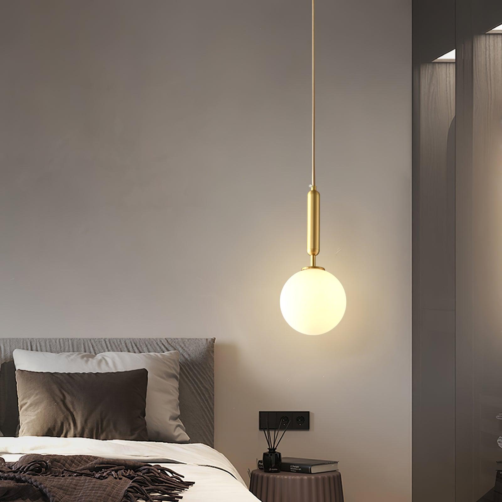 Orbita Minimalist Brass Pendant Light - Letslighting