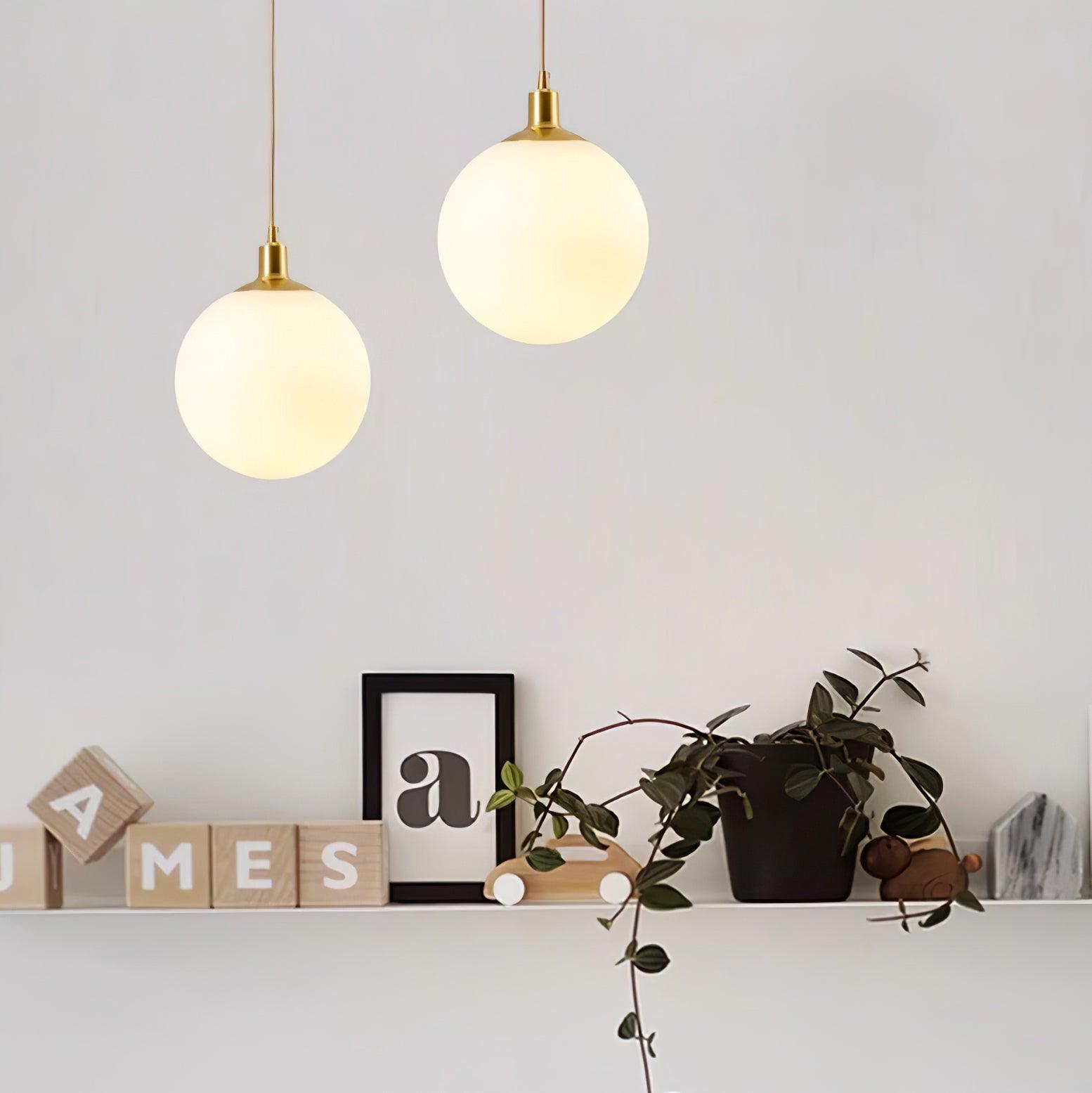 Orbita Minimalist Brass Pendant Light - Letslighting