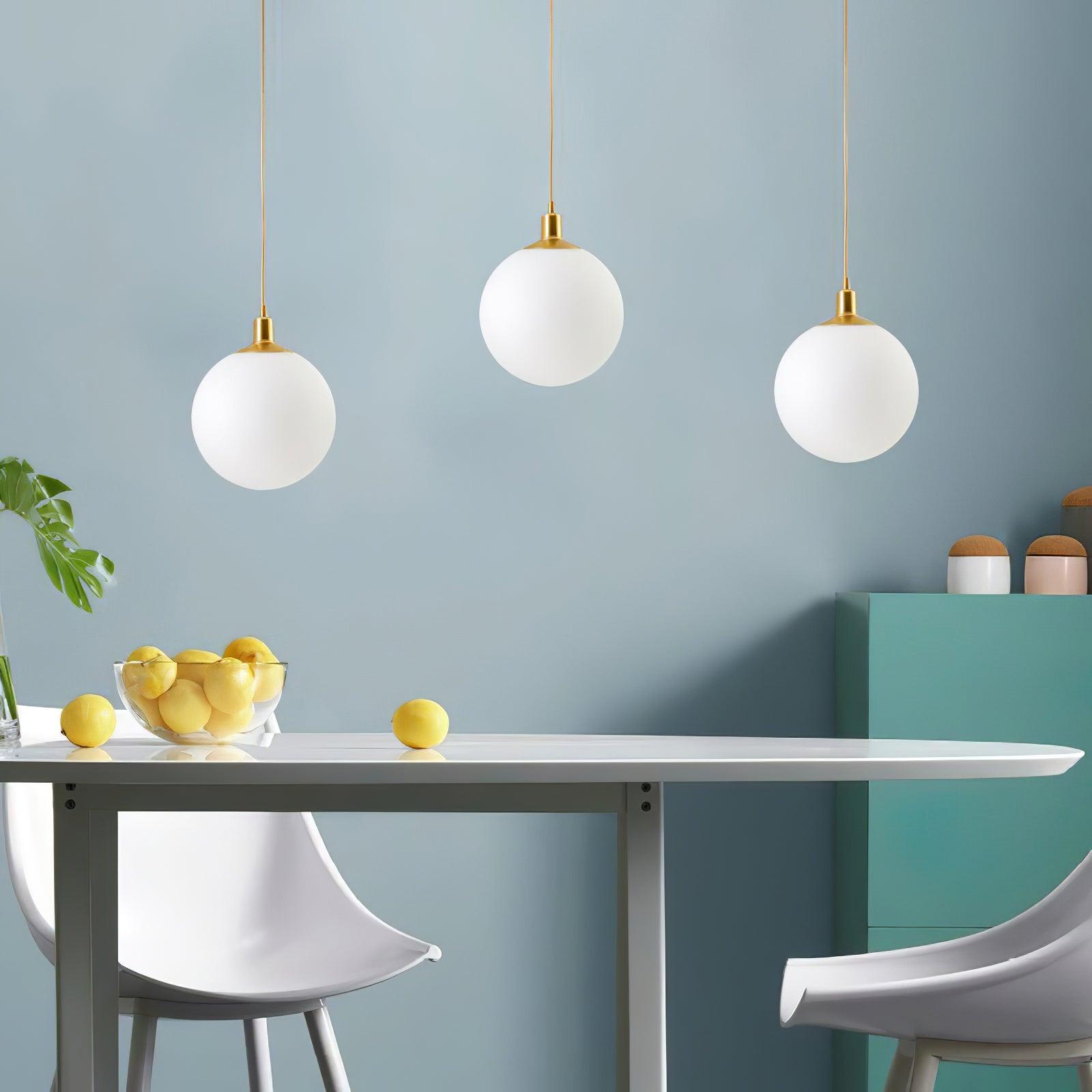 Orbita Minimalist Brass Pendant Light - Letslighting