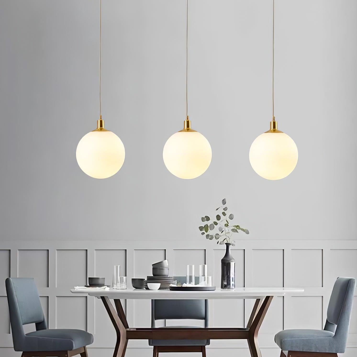 Orbita Minimalist Brass Pendant Light - Letslighting