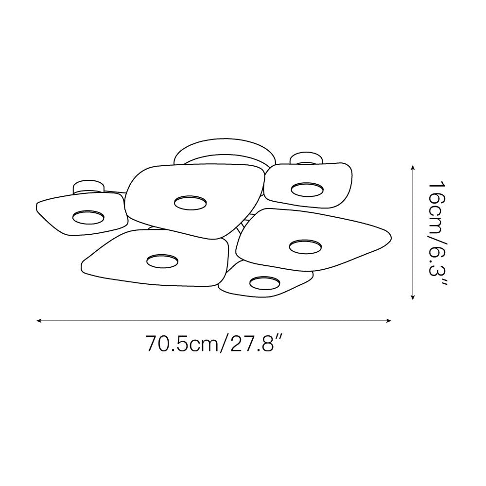 Cothaiel Individual Creativity Alabaster Ceiling Lamp - Letslighting