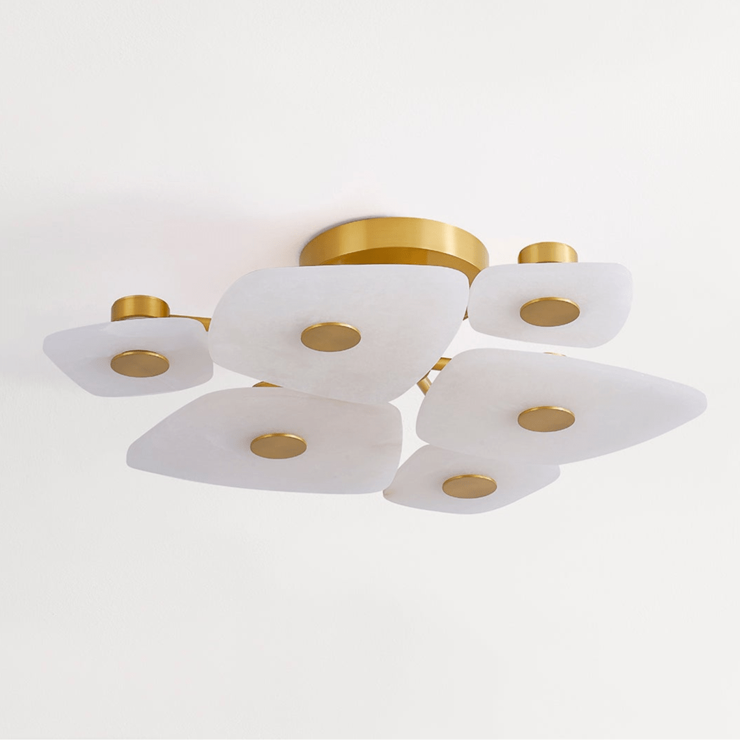 Ilsilyra Petal Shaped Glass Ceiling Light - Letslighting