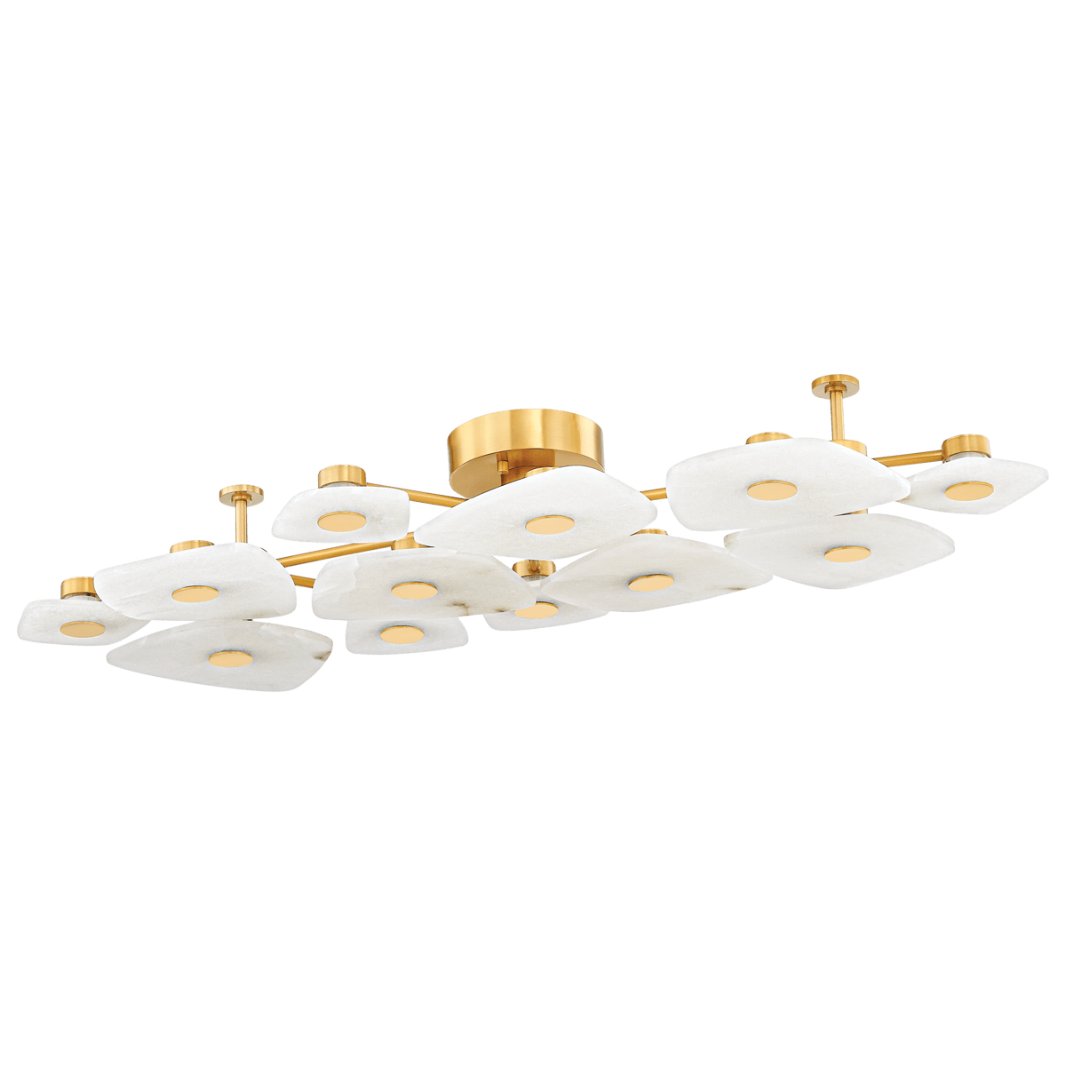 Ilsilyra Petal Shaped Glass Ceiling Light - Letslighting