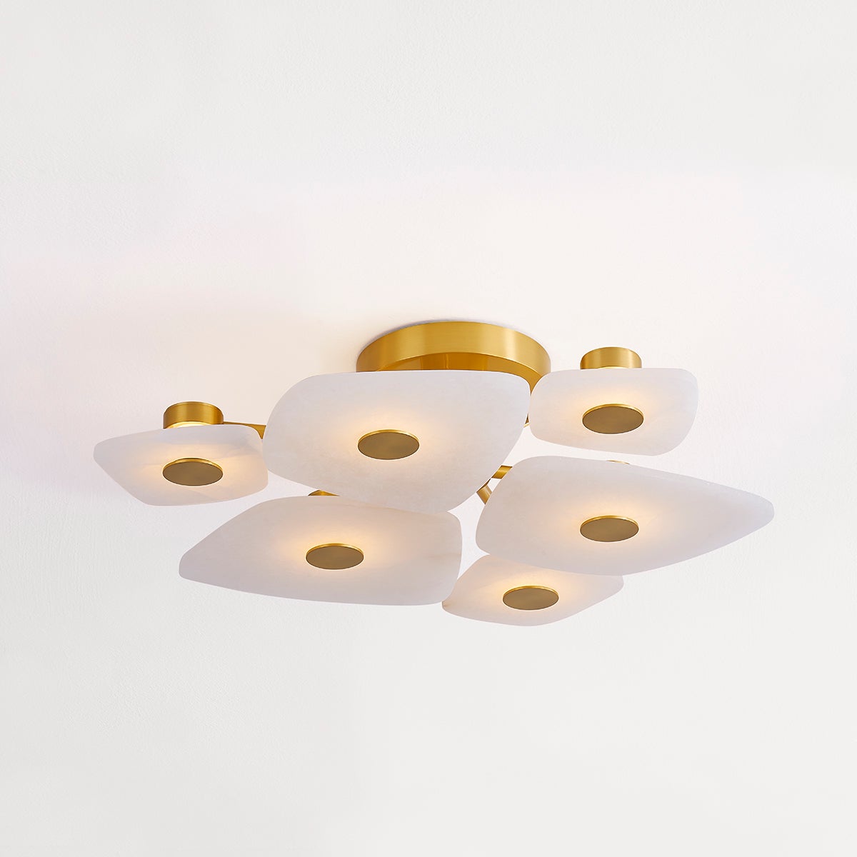 Ilsilyra Petal Shaped Glass Ceiling Light - Letslighting