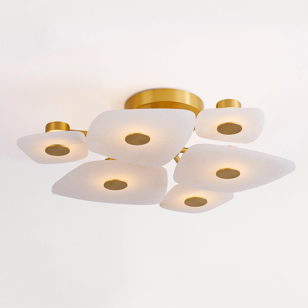 Ilsilyra Petal Shaped Glass Ceiling Light - Letslighting