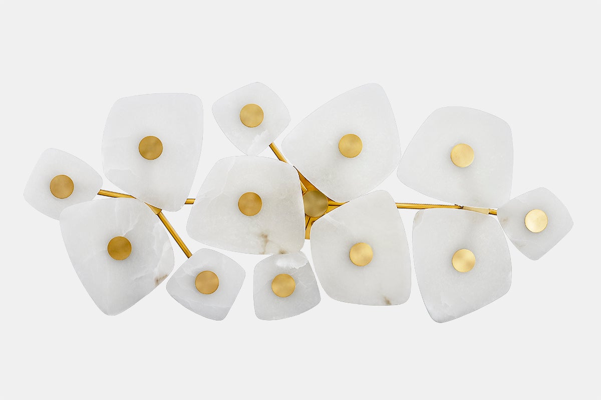 Ilsilyra Petal Shaped Glass Ceiling Light - Letslighting