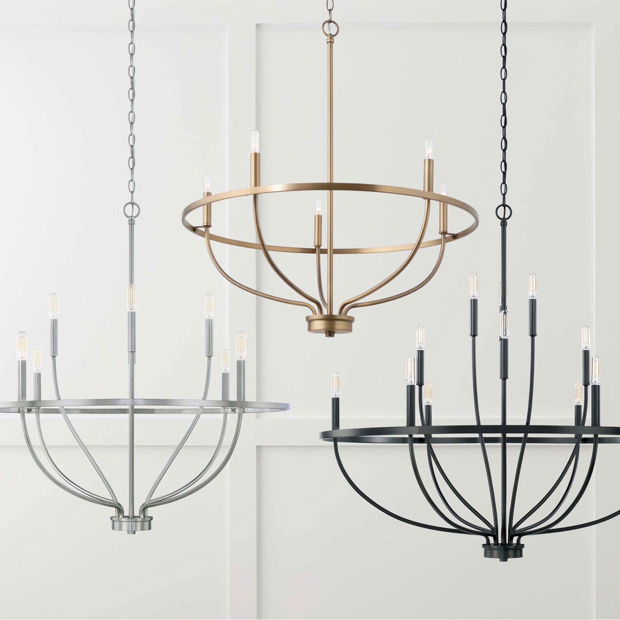Myphaos Vintage Industrial HomePlace Brass Chandelier - Letslighting