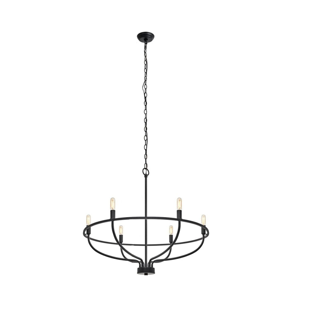 Myphaos Vintage Industrial HomePlace Brass Chandelier - Letslighting