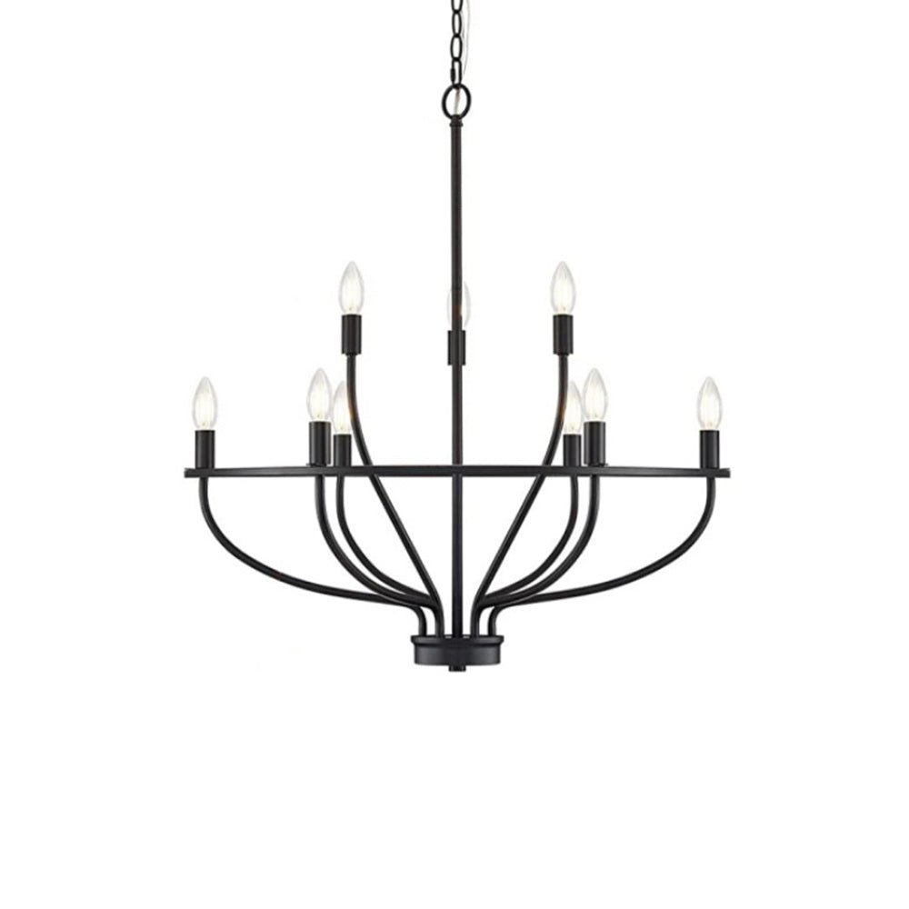 Aurelia Brass Gold Candelabra Chandelier - Letslighting