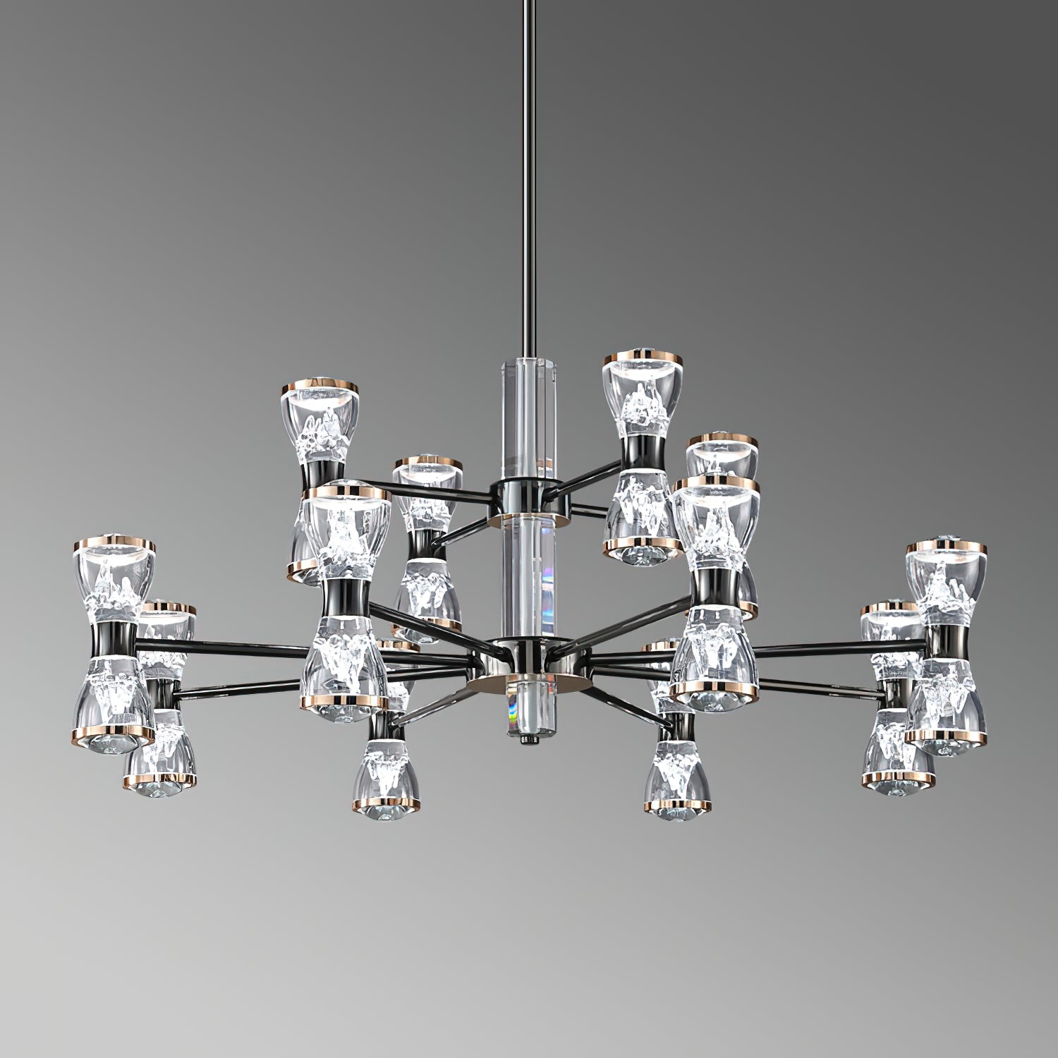 Orvelion Postmodern Luxury Honeycomb LED Acrylic Chandelier - Letslighting