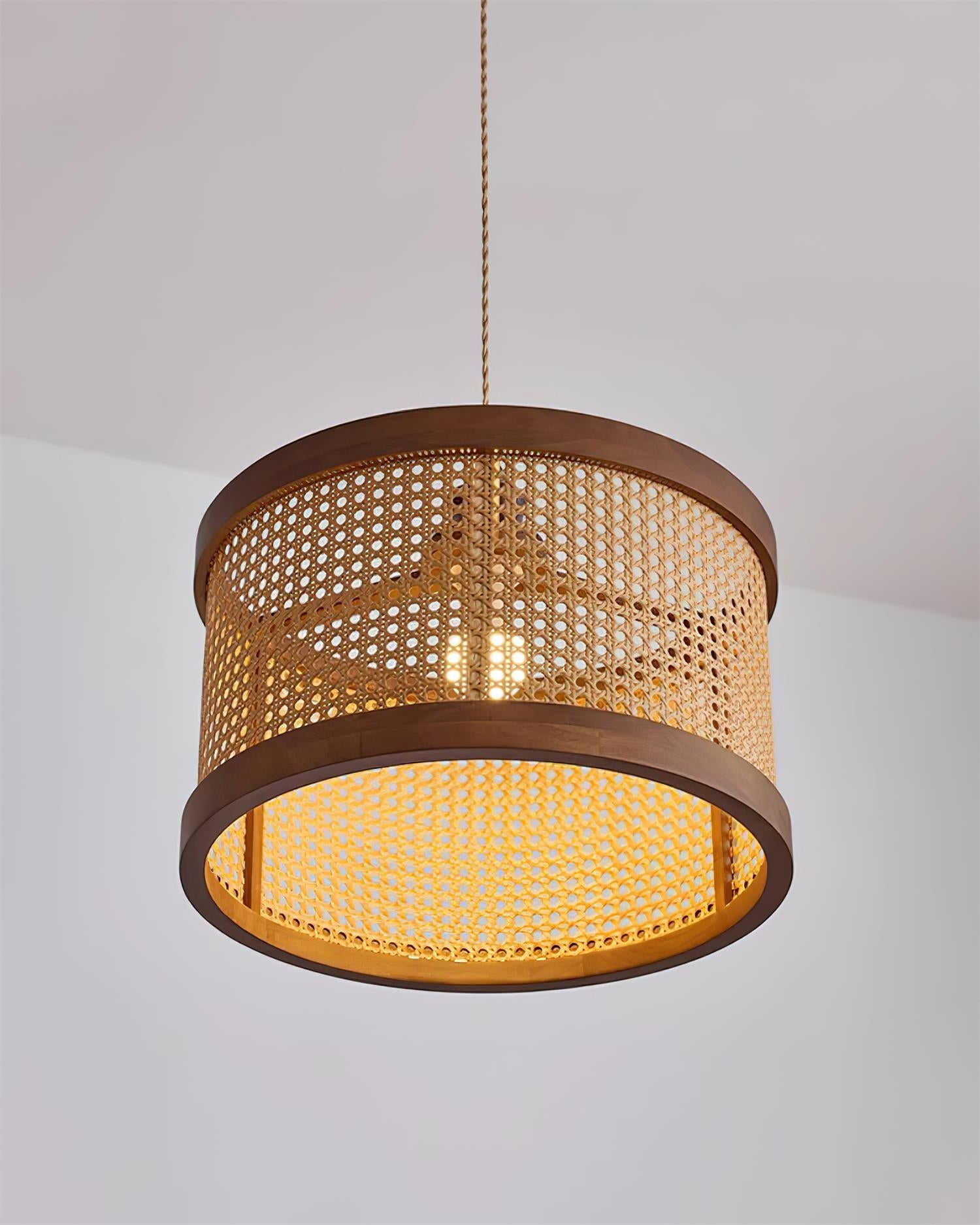Gudon Woven Rattan Pendant Lamp - Letslighting