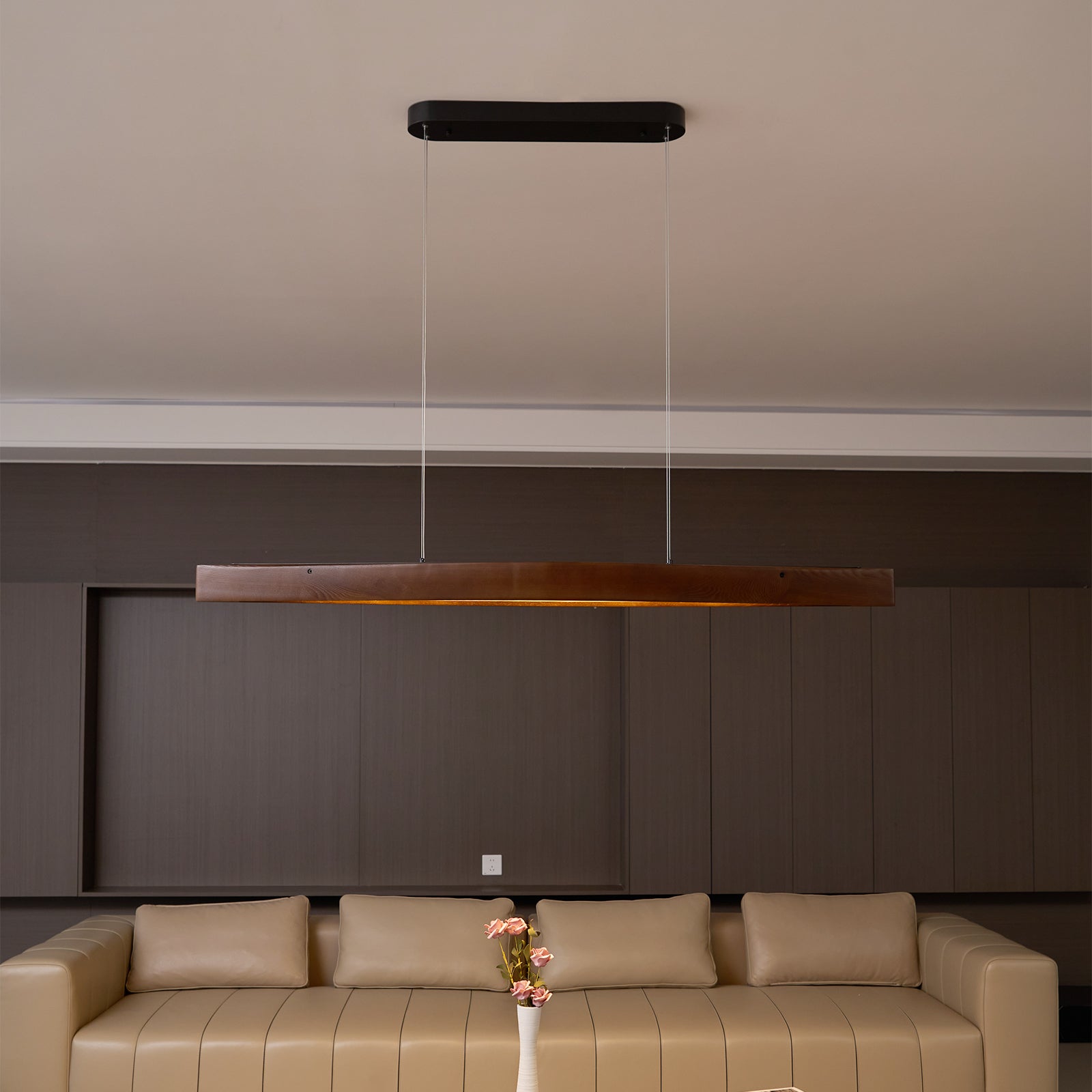 Cendara Wood Scandinavian Pendant Lamp - Letslighting