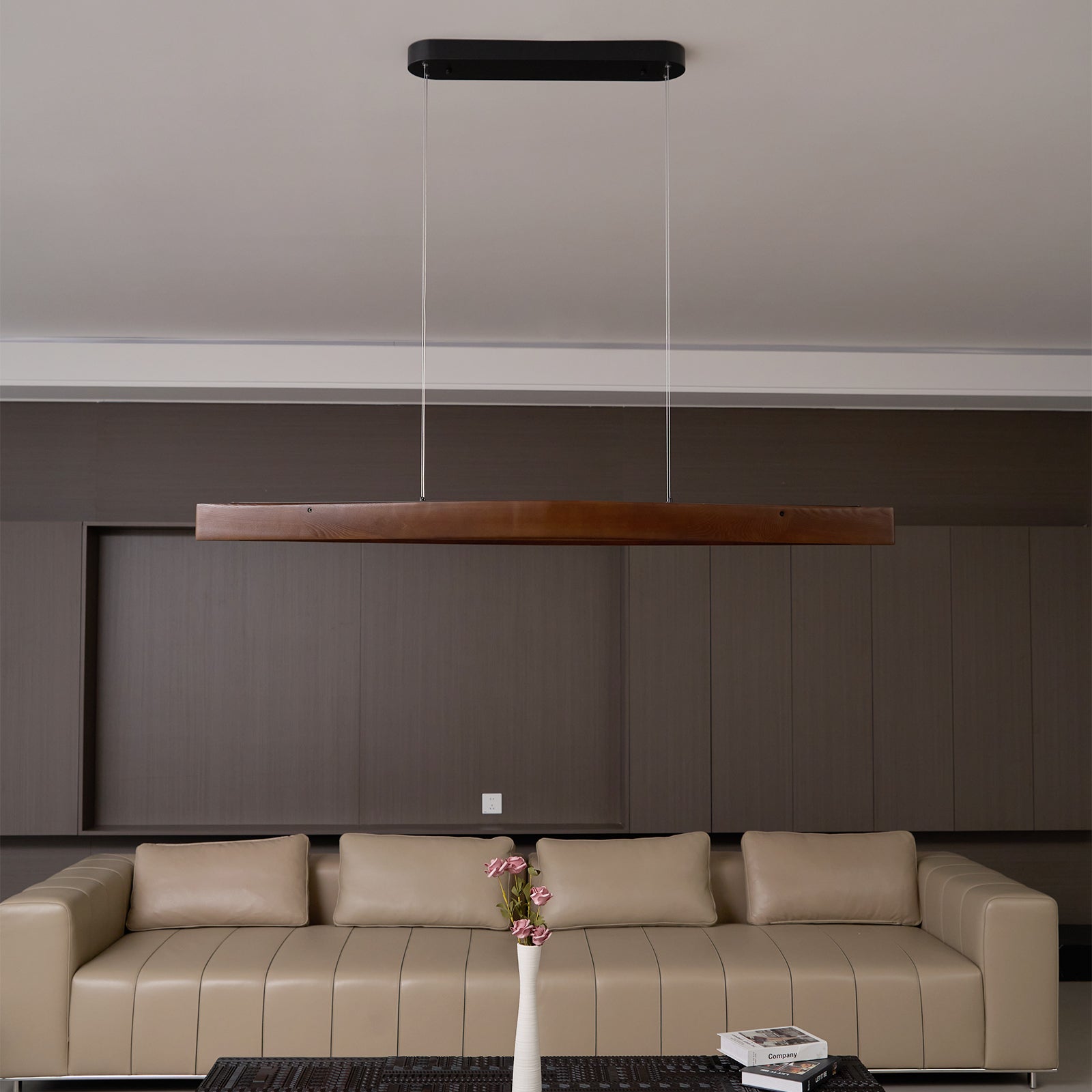 Cendara Wood Scandinavian Pendant Lamp - Letslighting