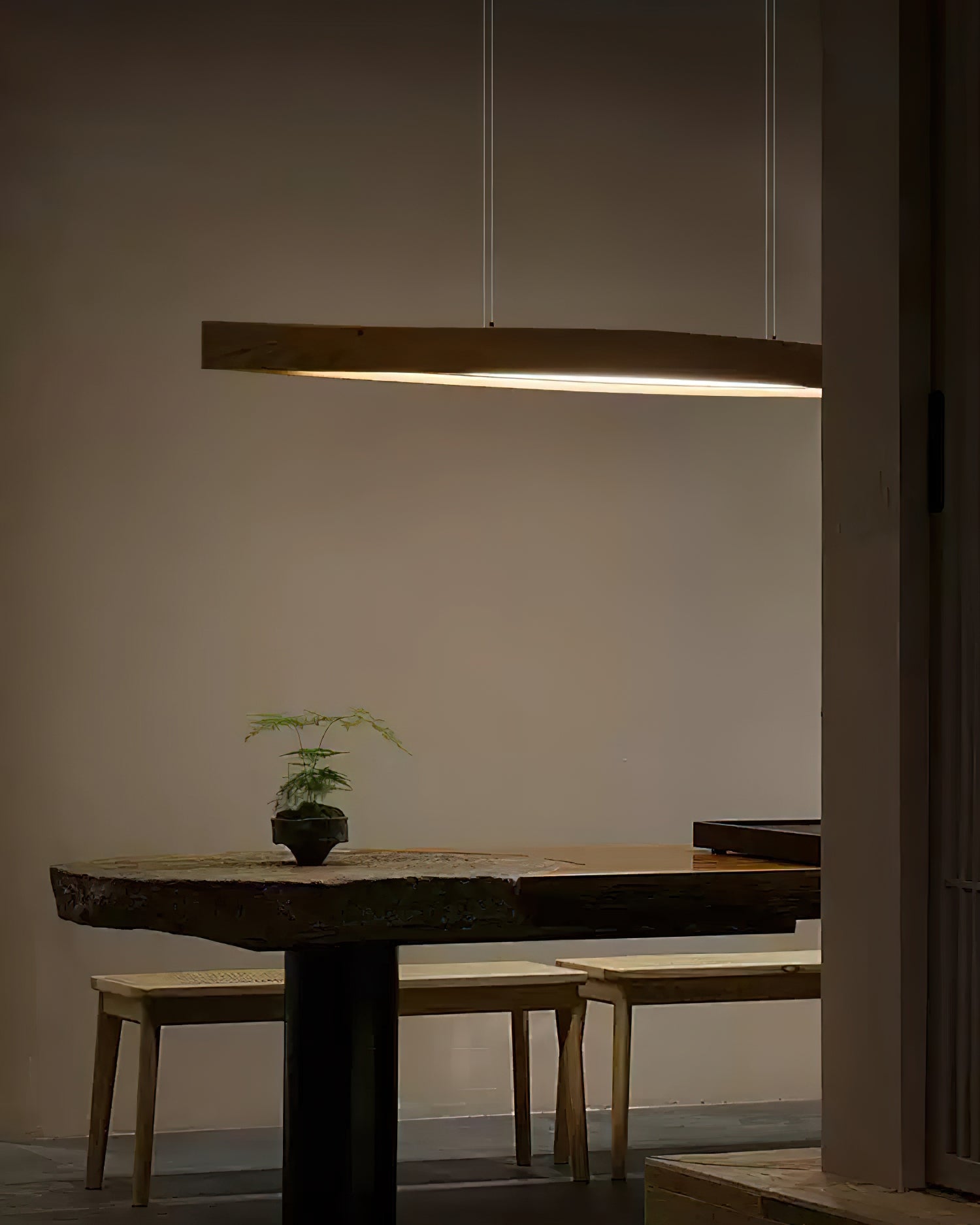 Cendara Wood Scandinavian Pendant Lamp - Letslighting