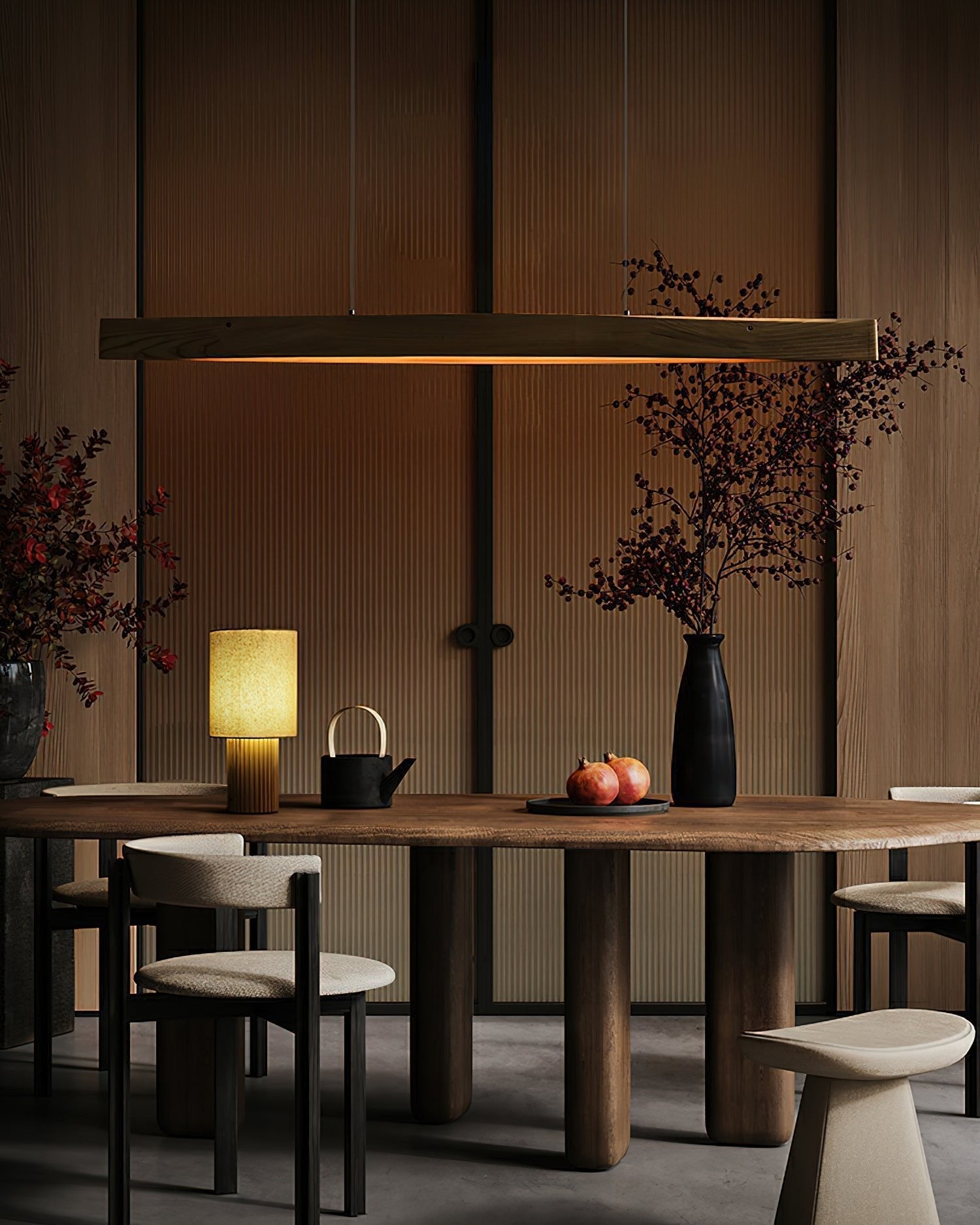 Cendara Wood Scandinavian Pendant Lamp - Letslighting