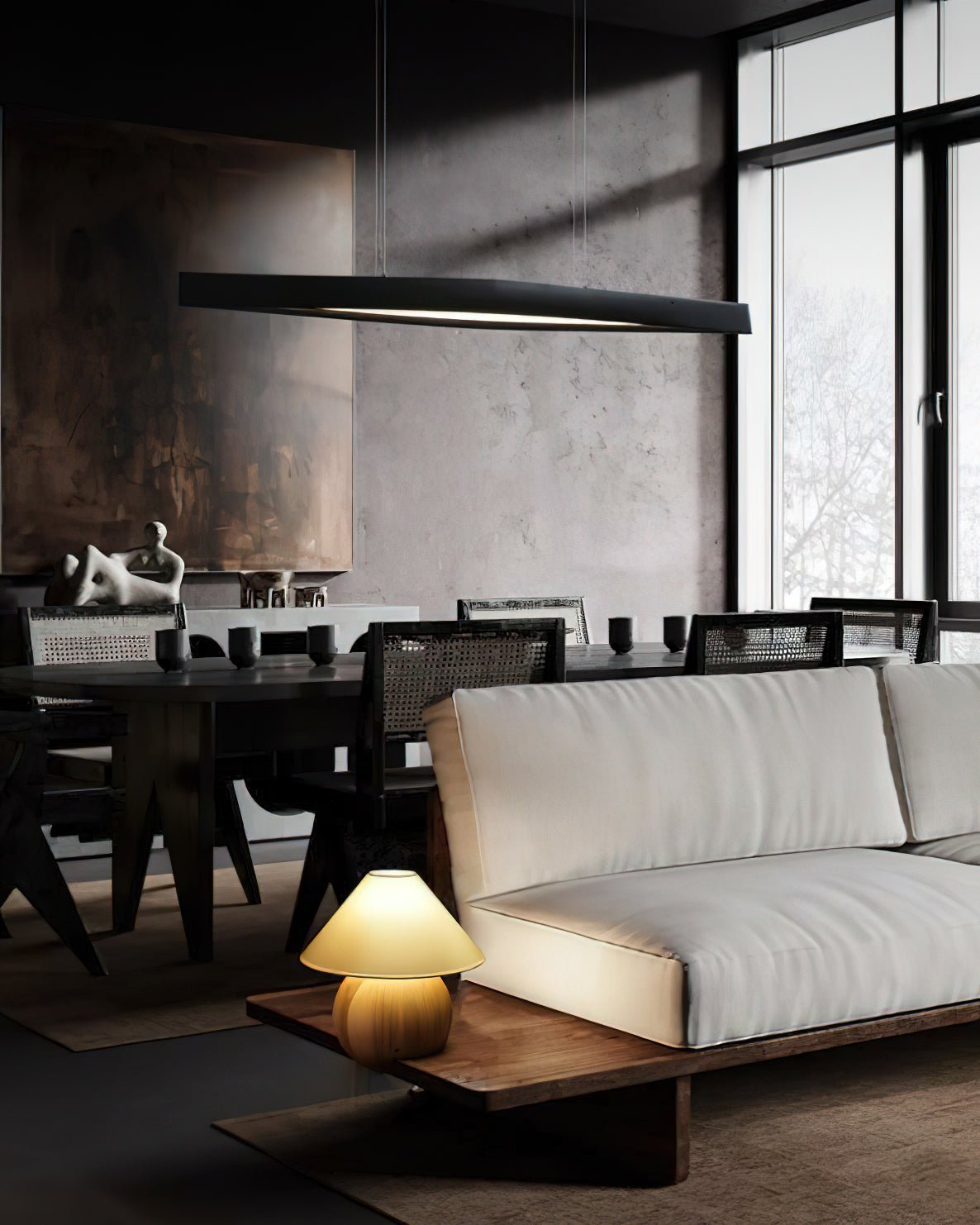 Cendara Wood Scandinavian Pendant Lamp - Letslighting
