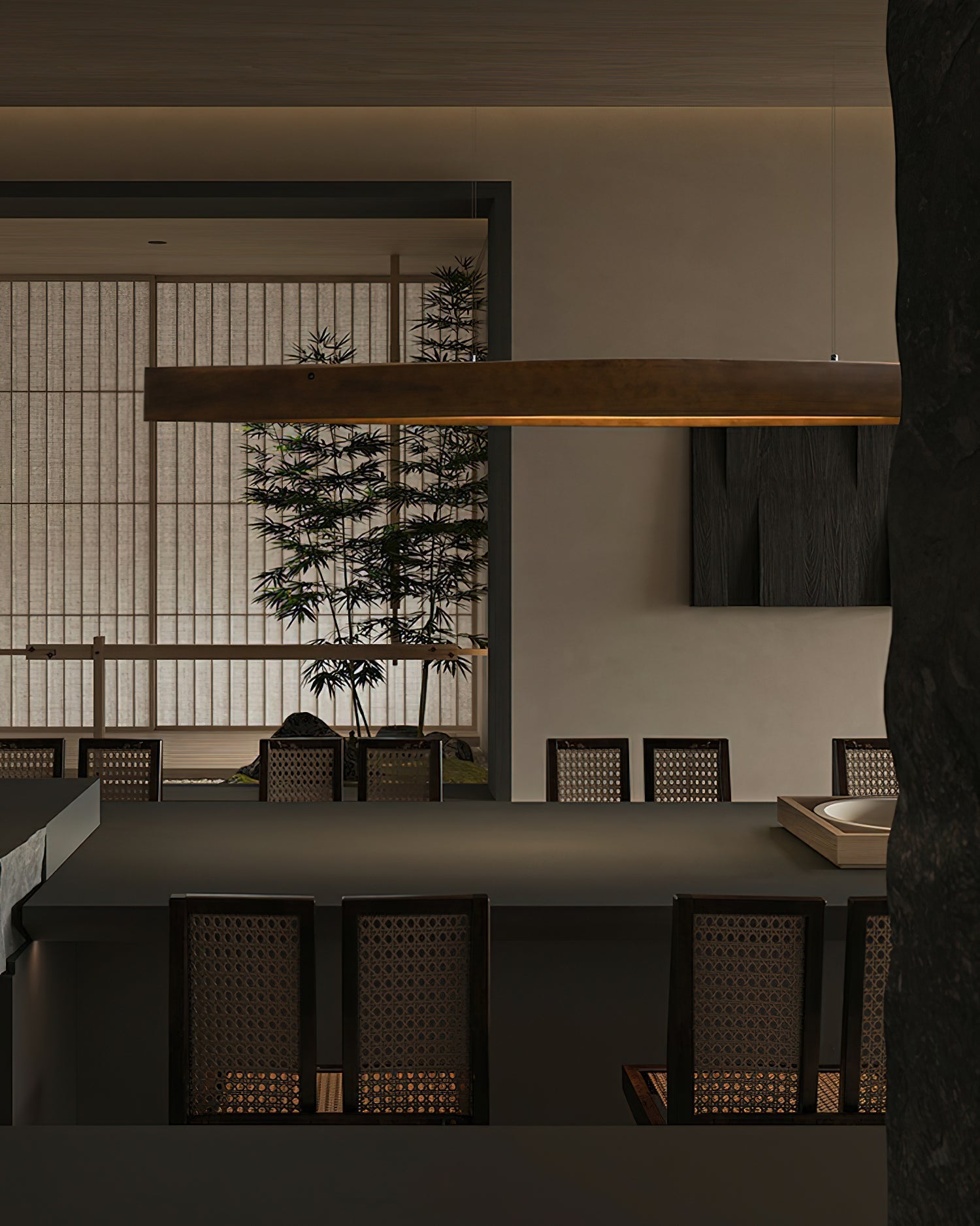 Cendara Wood Scandinavian Pendant Lamp - Letslighting