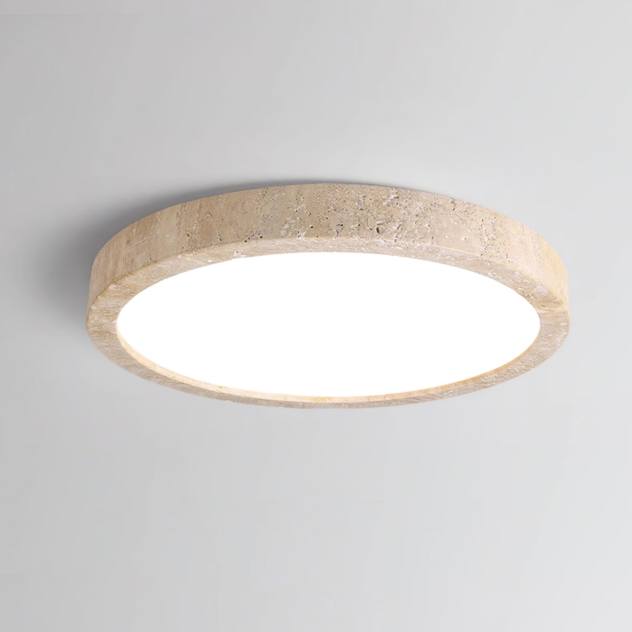 Artalor Minimalist Travertine Ceiling Light - Letslighting