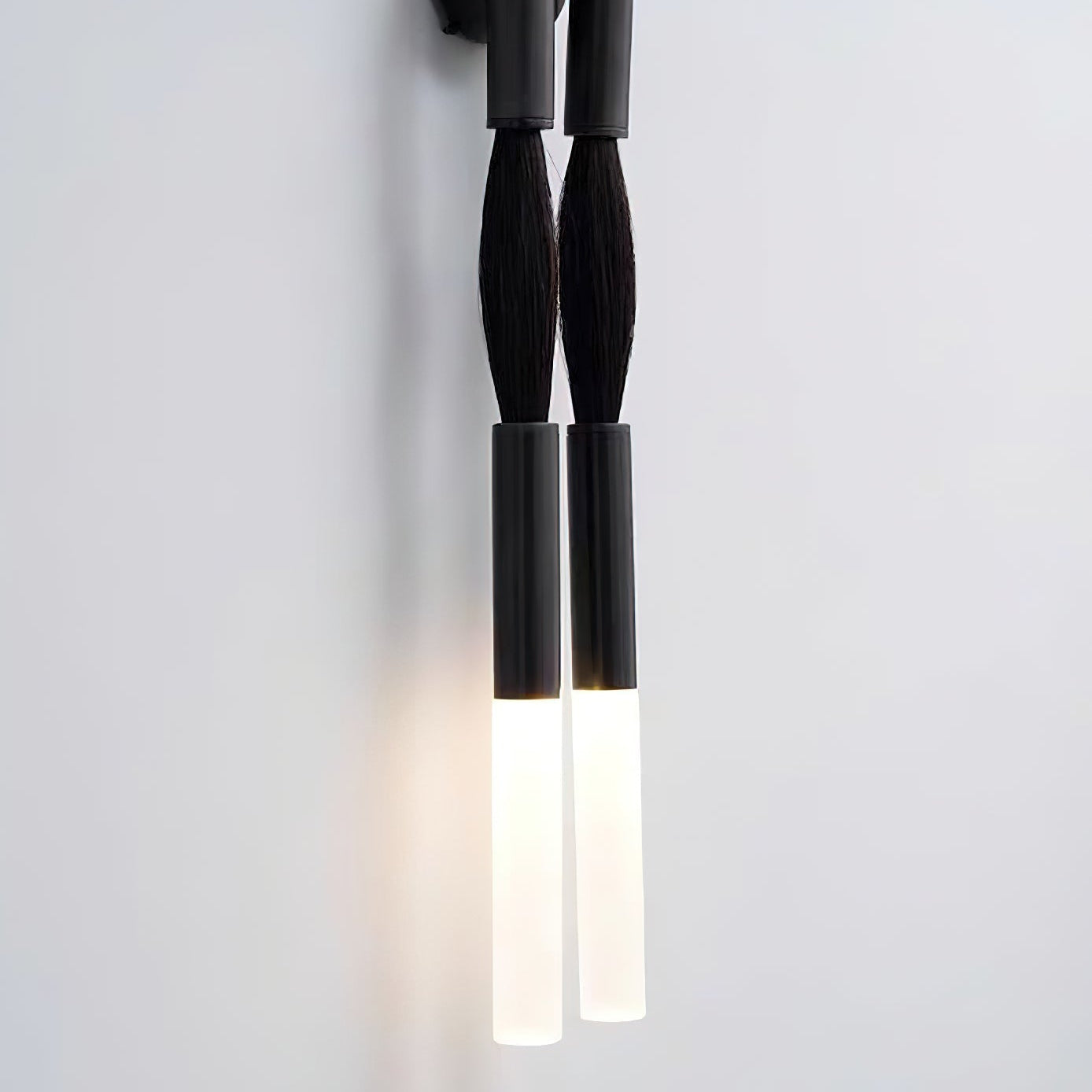 Lustra Wall Lamp Horsehair Glass Brass - Letslighting
