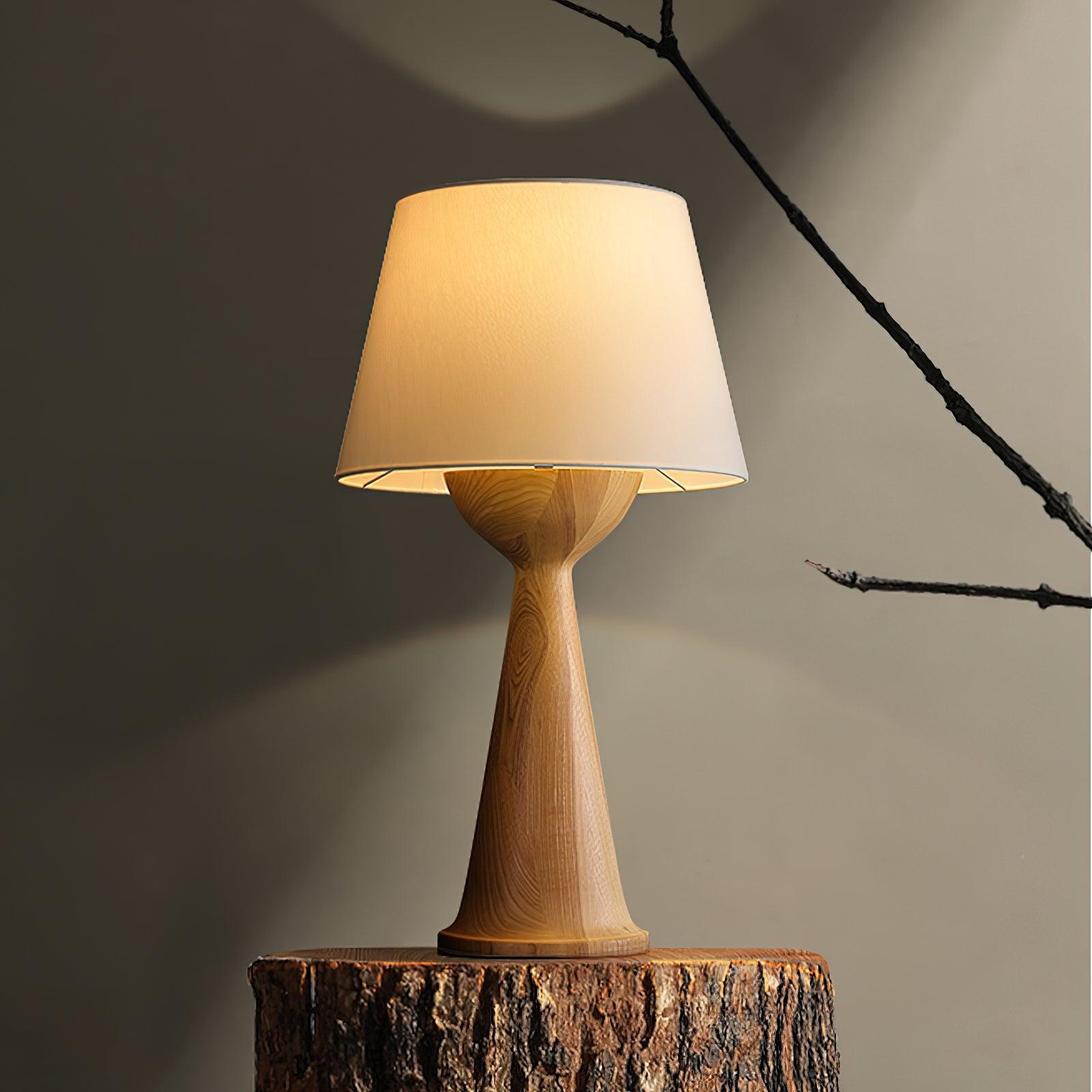 Tempo Vintage Wood Table Lamp - Letslighting
