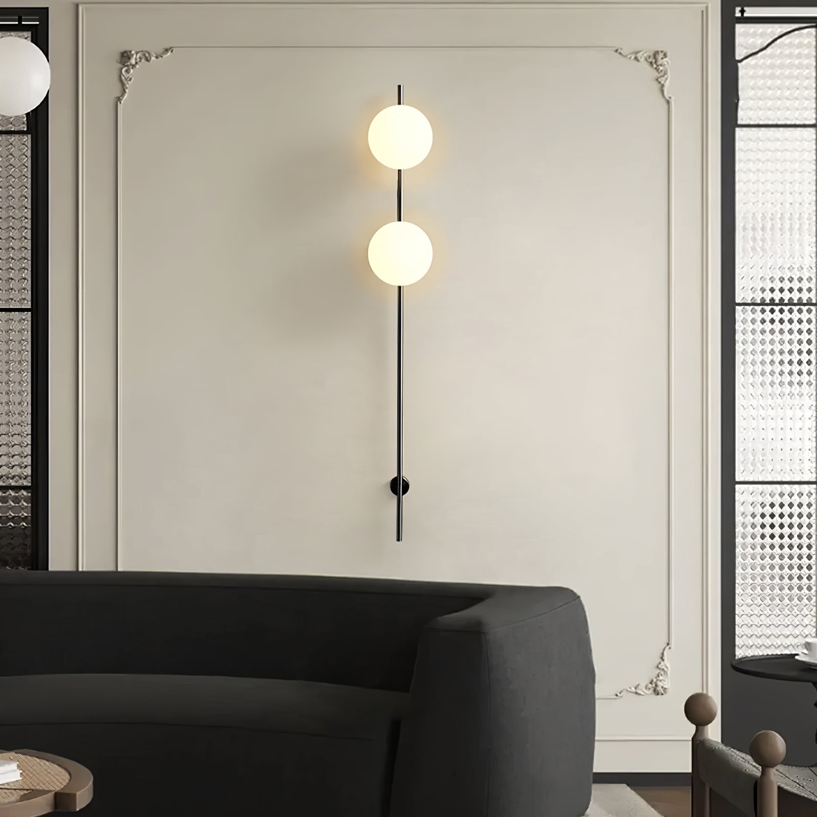 Vitheiel Modern Minimalist Glass Wall Light - Letslighting