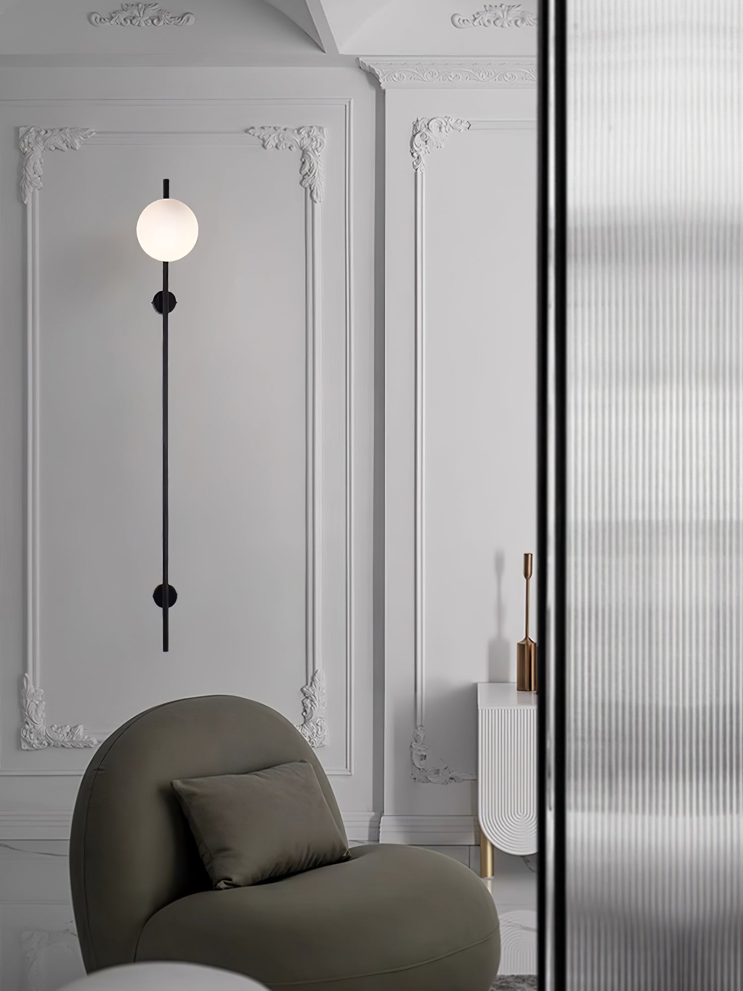 Vitheiel Modern Minimalist Glass Wall Light - Letslighting
