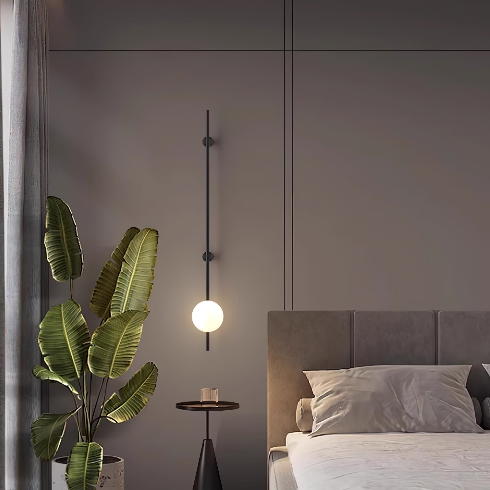 Vitheiel Modern Minimalist Glass Wall Light - Letslighting
