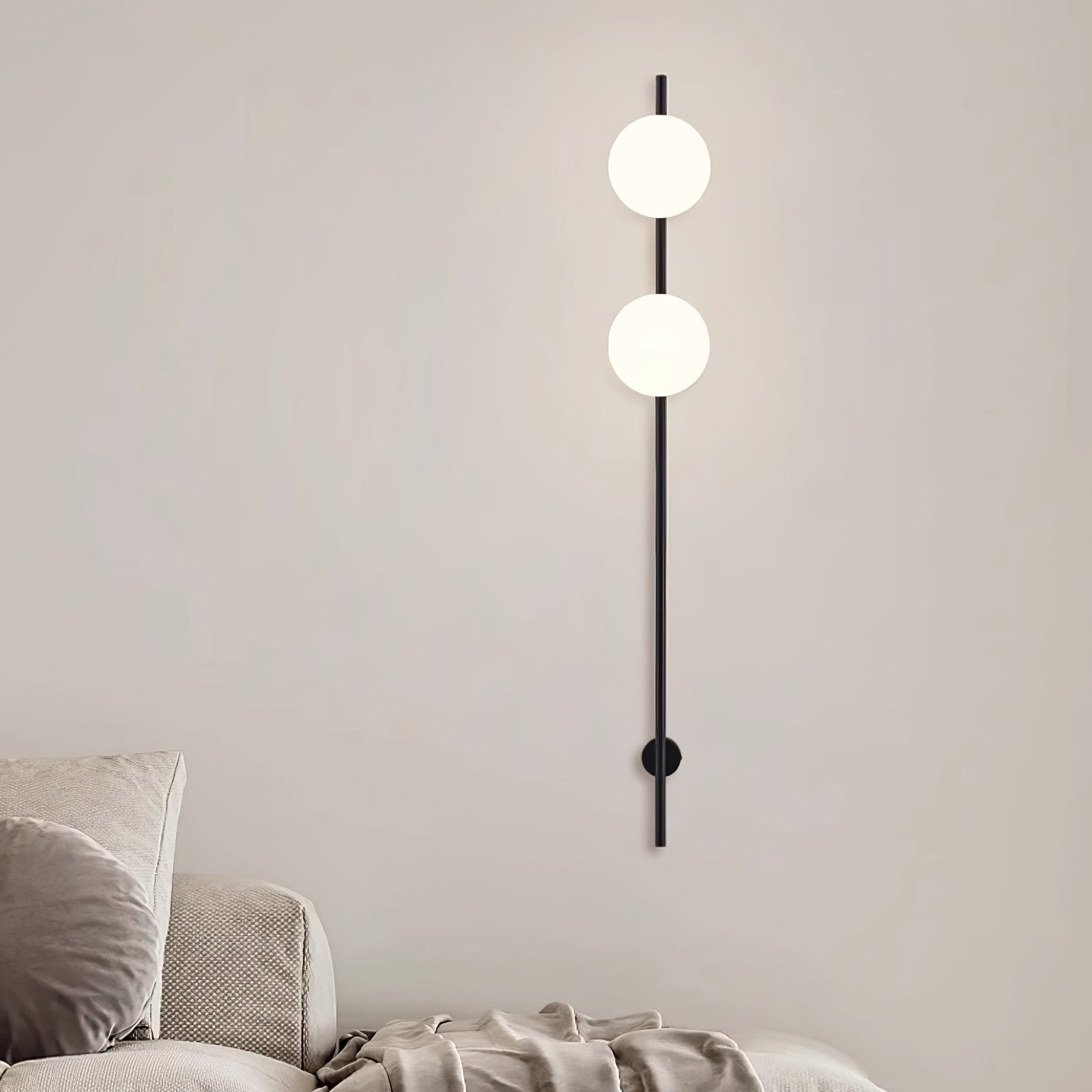 Vitheiel Modern Minimalist Glass Wall Light - Letslighting