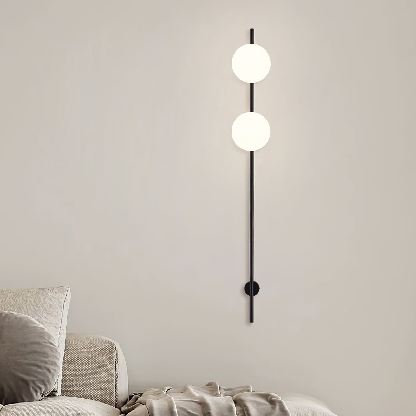 Vitheiel Modern Minimalist Glass Wall Light - Letslighting