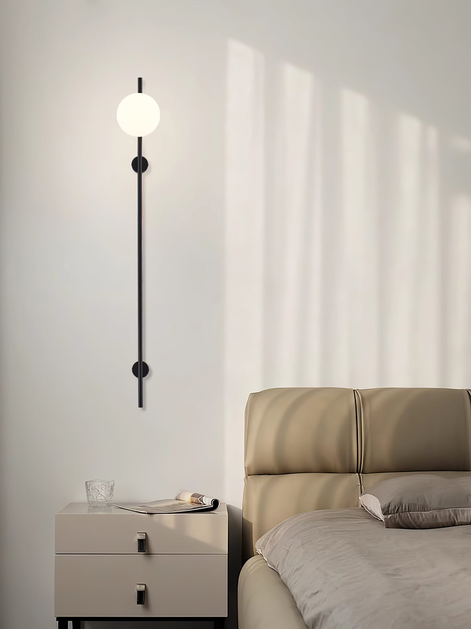 Vitheiel Modern Minimalist Glass Wall Light - Letslighting