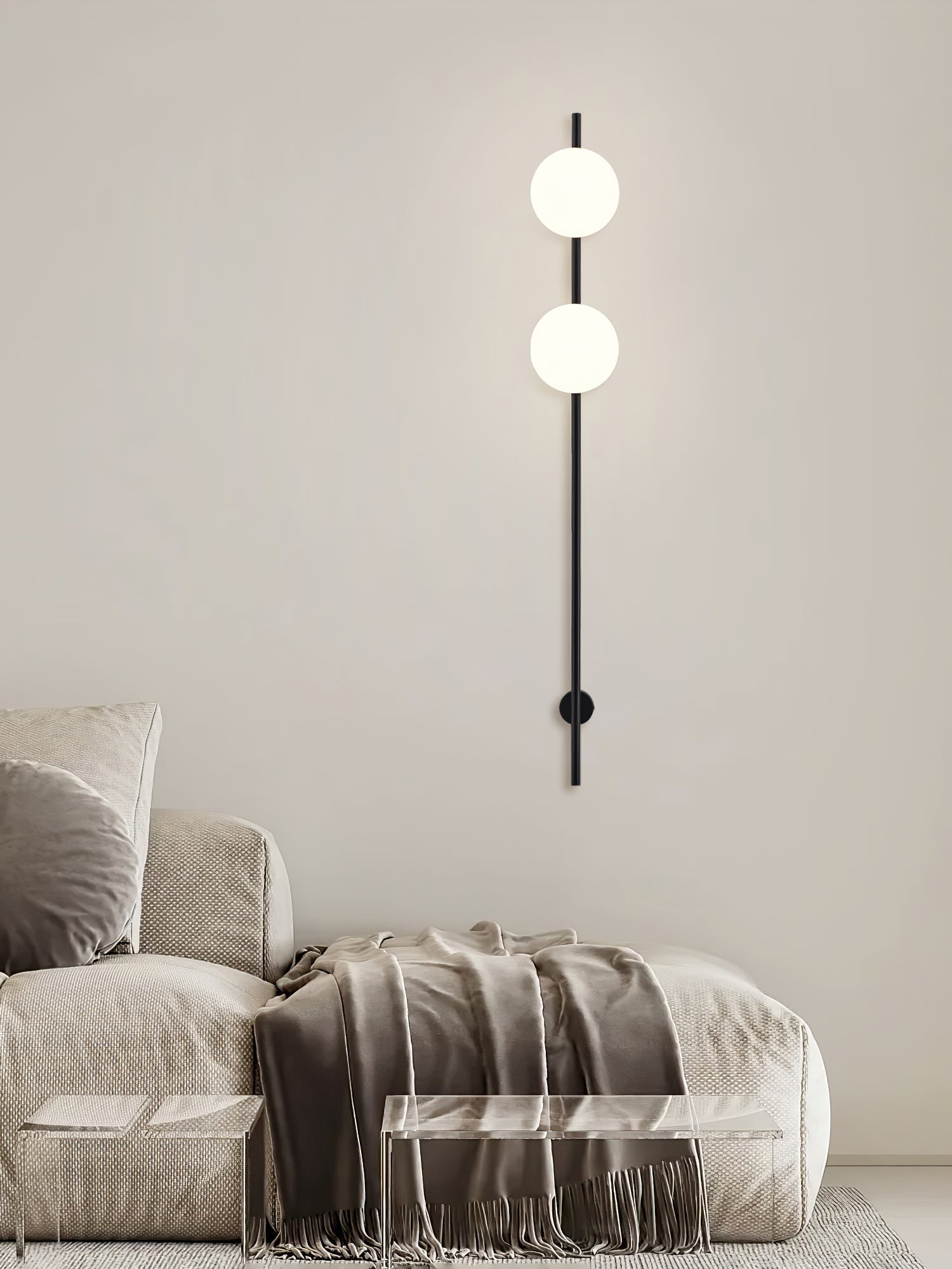 Vitheiel Modern Minimalist Glass Wall Light - Letslighting