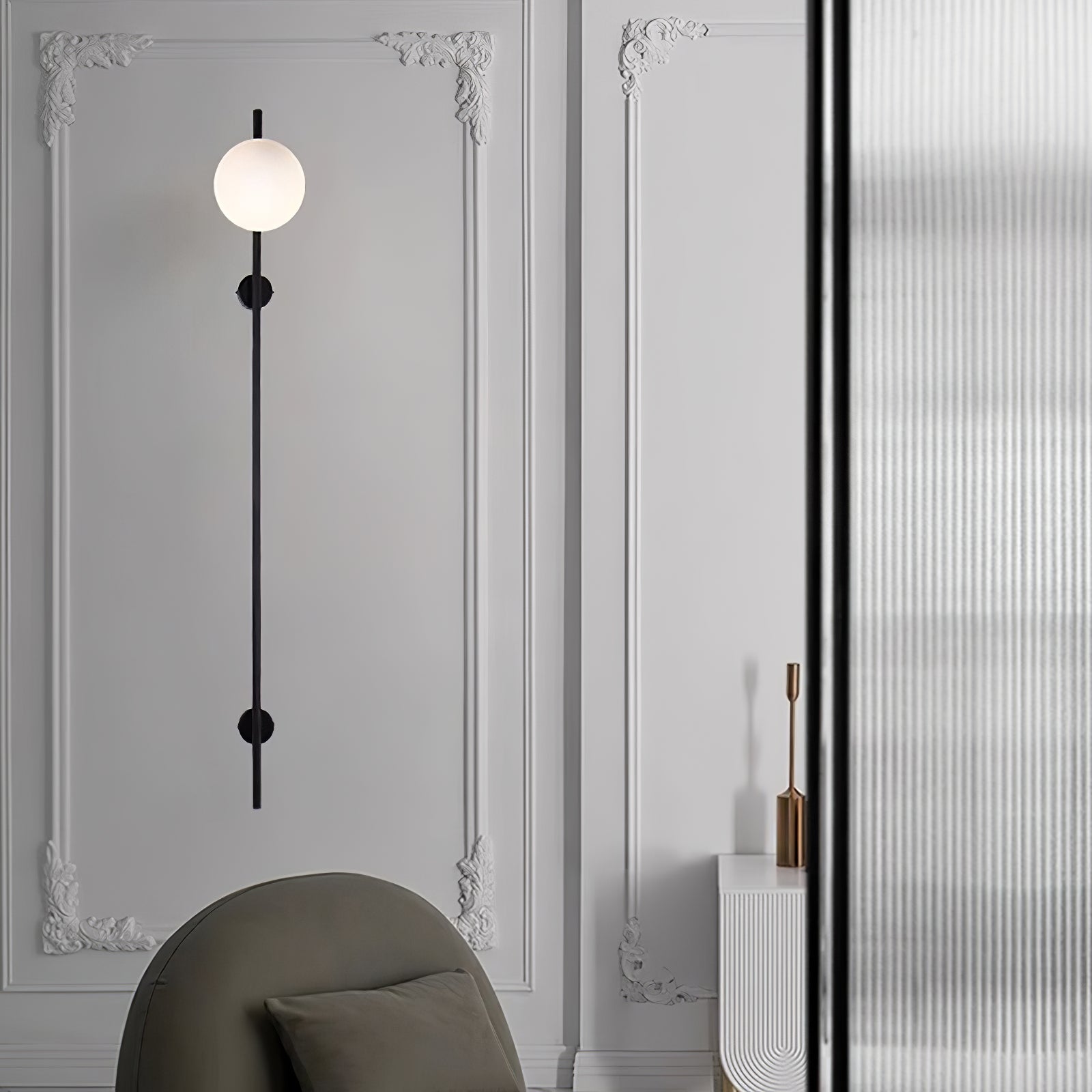 Vitheiel Modern Minimalist Glass Wall Light - Letslighting