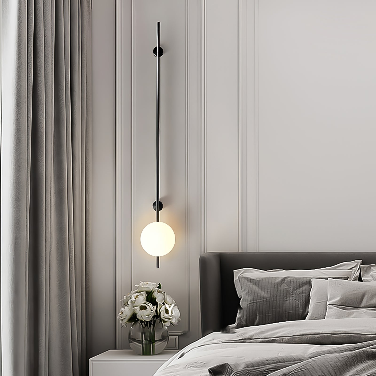 Vitheiel Modern Minimalist Glass Wall Light - Letslighting