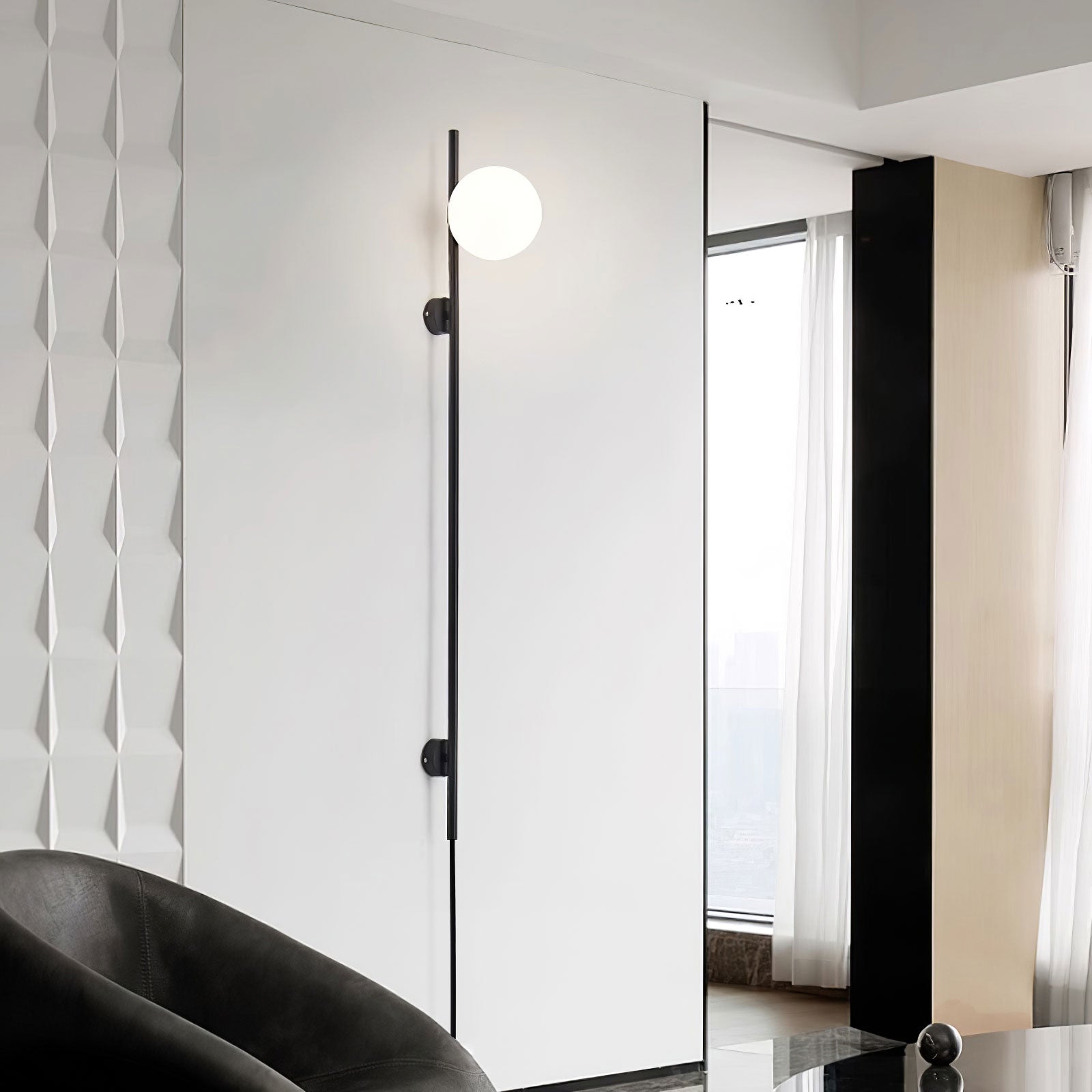 Evshaora Modern Minimalist Glass Wall Light - Letslighting