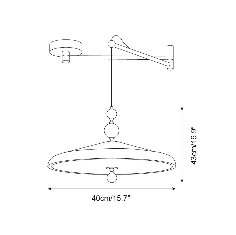 Geyon Adjustable Arm Pendant Lamp - Letslighting