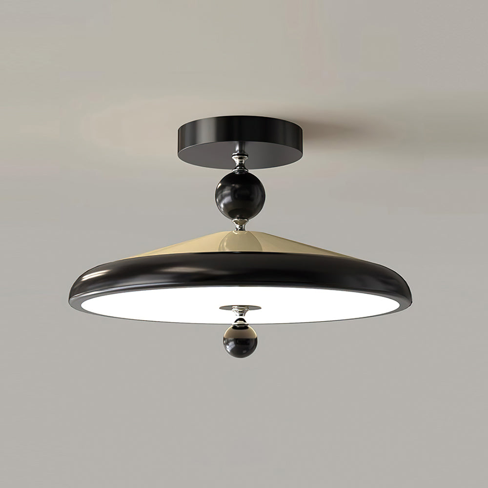 Belano Wooden Frame Round Ceiling Lamp - Letslighting
