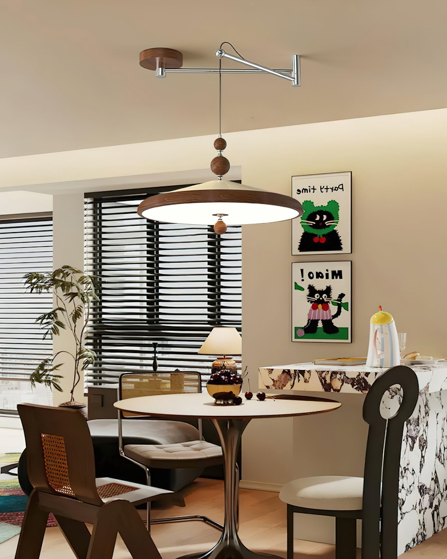 Geyon Adjustable Arm Pendant Lamp - Letslighting