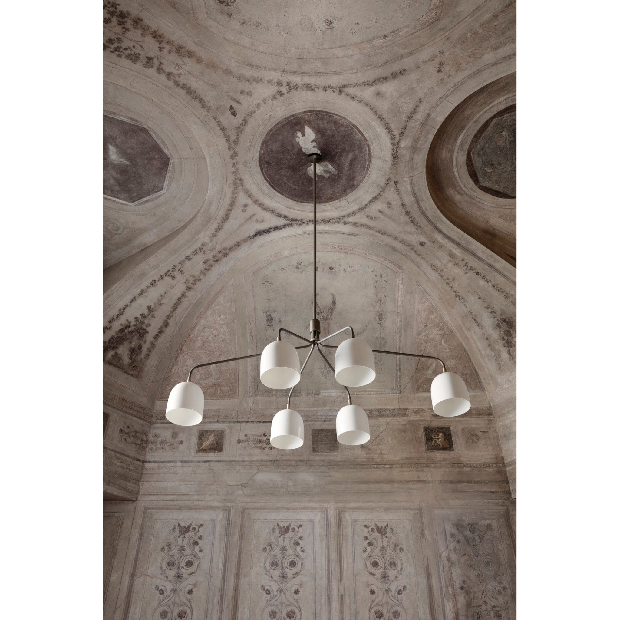 Lustra Chandelier Black Brass Industrial - Letslighting