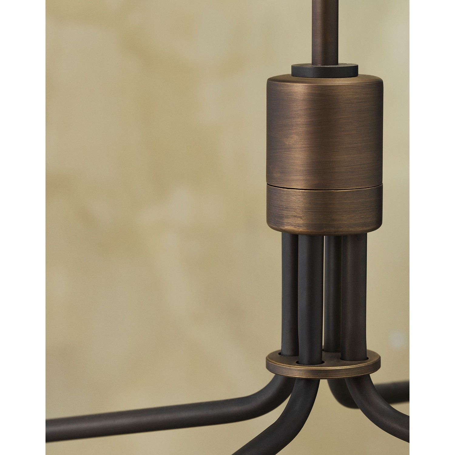 Lustra Chandelier Black Brass Industrial - Letslighting