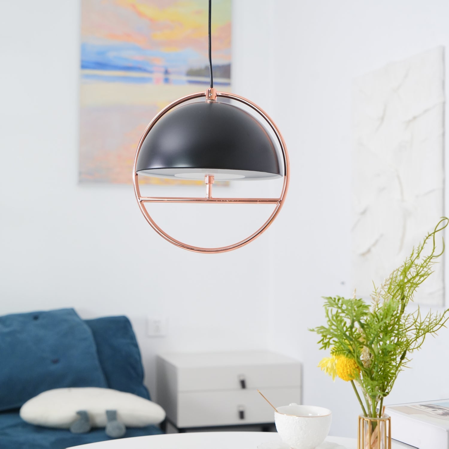 Zephira Steel Classic Pendant Lamp - Letslighting