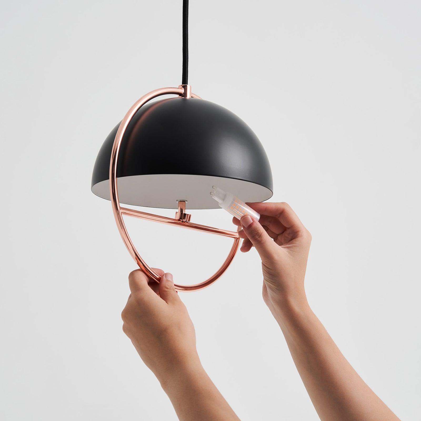 Zephira Steel Classic Pendant Lamp - Letslighting