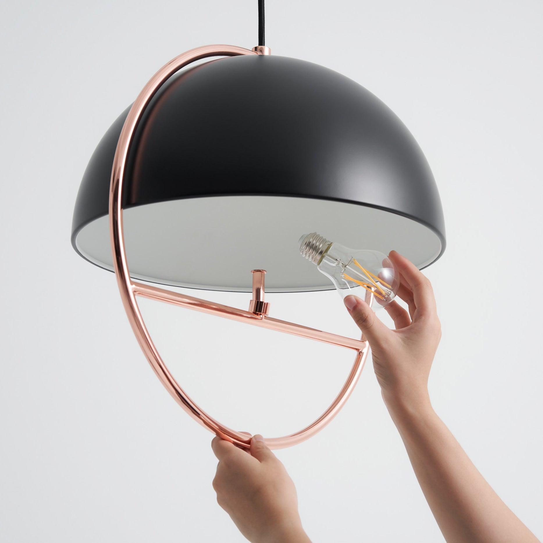 Zephira Steel Classic Pendant Lamp - Letslighting