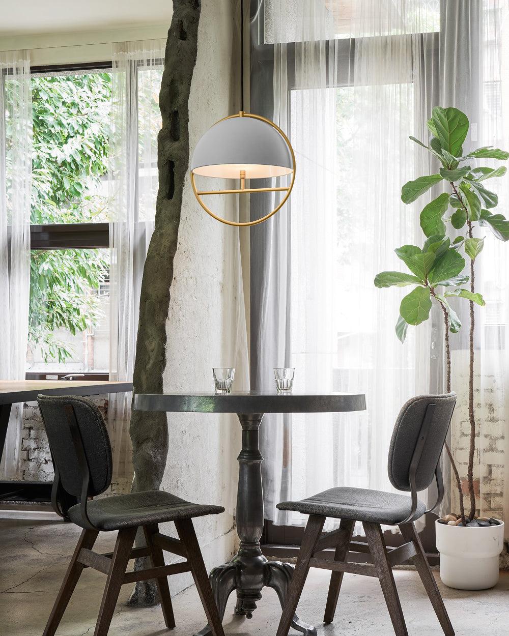 Zephira Steel Classic Pendant Lamp - Letslighting